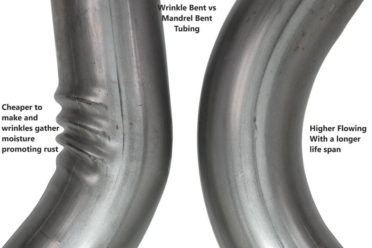2.5" Dual Exhaust Kit for GMC Yukon XL (2000–2006) C Exit No Muffler No Tip