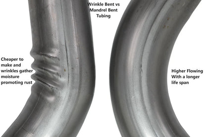 2.5" Dual Exhaust Kit for GMC Yukon XL (2000–2006) C Exit No Muffler No Tip