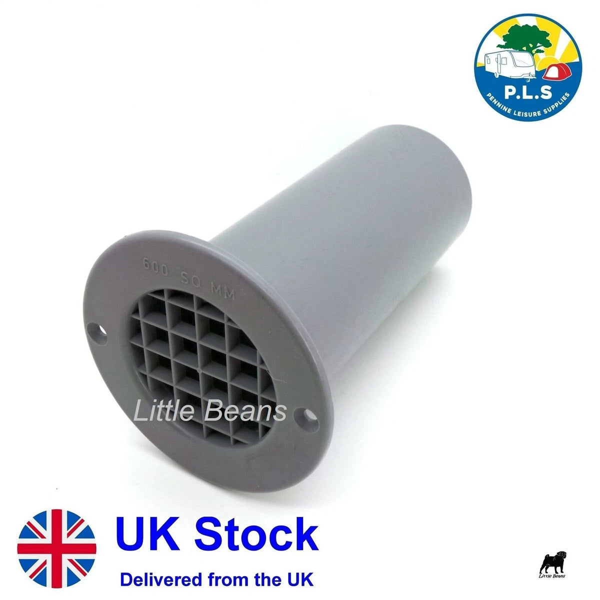 10x Gas Drop Out Round Floor Vent for Caravan Motorhome (75mm x 120mm) 870934
