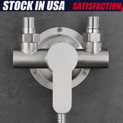 Wall Mount Shower Faucet Control Valve for Bathroom (Hot & Cold)