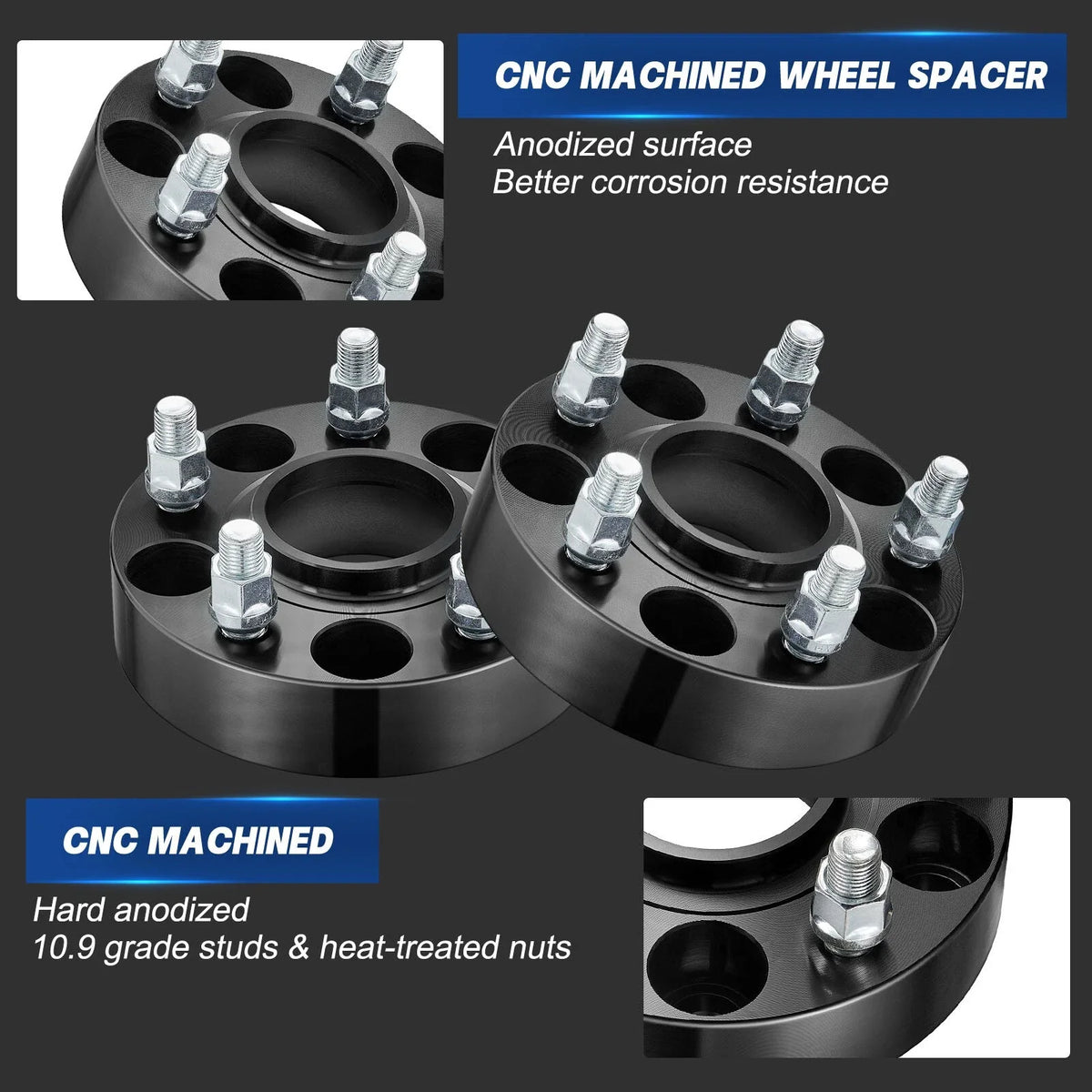 5x5 71.5mm Hubcentric Wheel Spacers M14x1.5 for Jeep Grand Cherokee (2022)