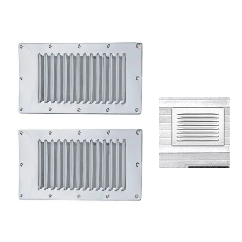 Metal Marine Vent Grille 228x127mm for Boat Wall Duct Systems