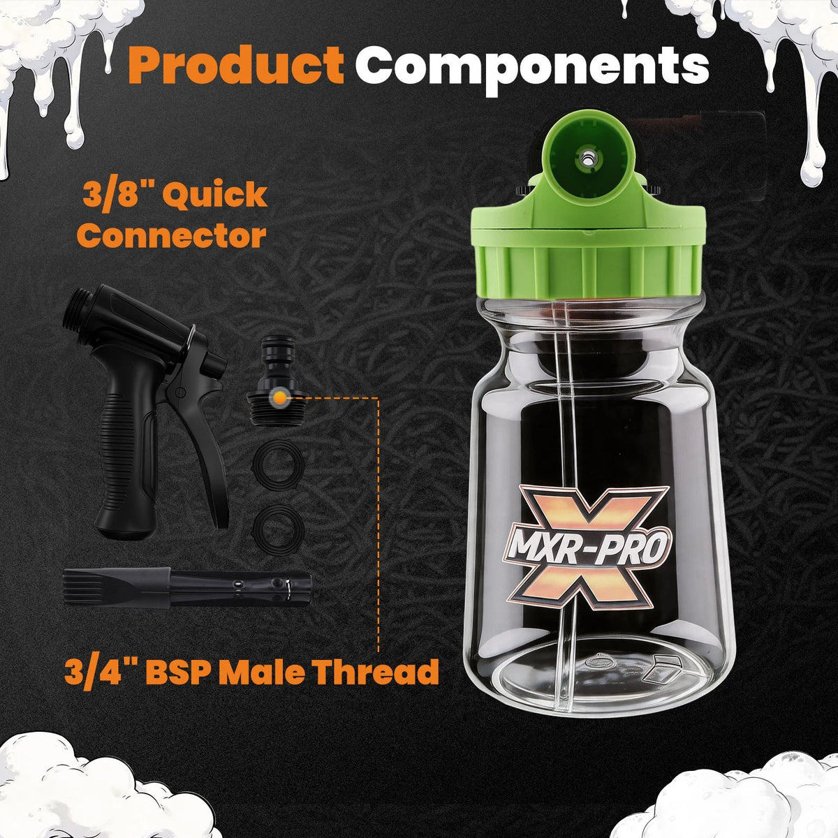 1L Foam Cannon Gun for Pressure Washer (Car Wash)