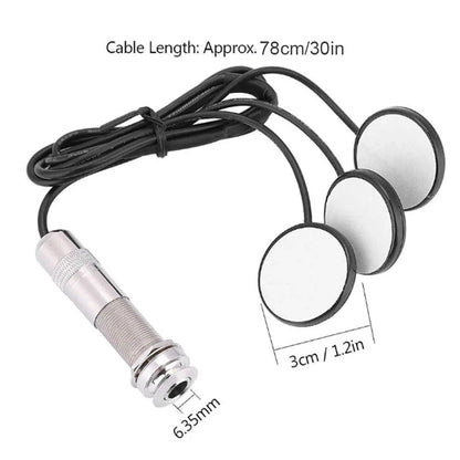 2X Piezo Pickup Transducer for Acoustic Guitar Ukulele Mandolin