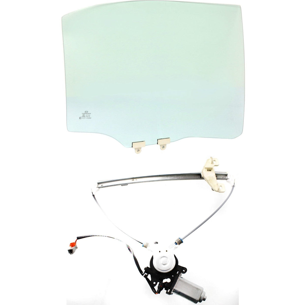 Door Glass Kit for Honda Civic (2001–2005) Rear Passenger Side