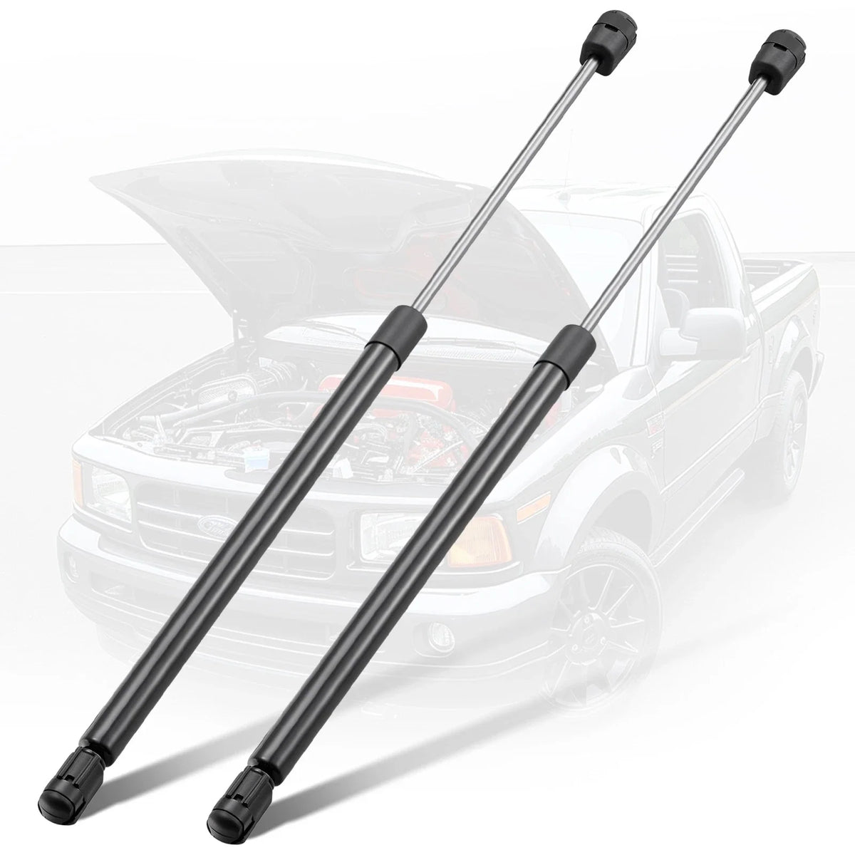 2 Front Hood Lift Supports for Chrysler 200 (2011–2014) - 68020057AA, 68020058AA