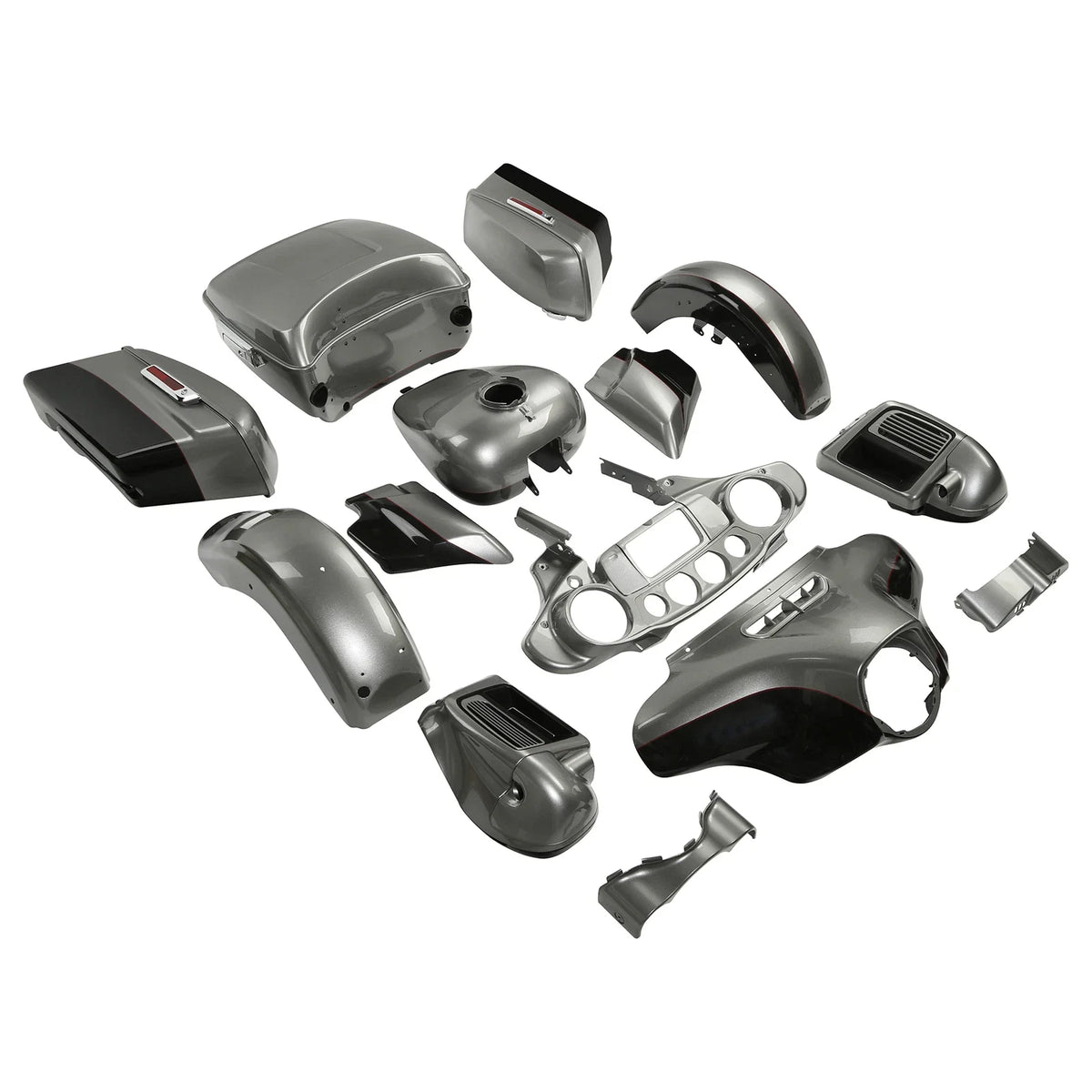 Fairing Bodywork for Harley Electra Glide (2014–2024) Billet Silver/Vivid Black