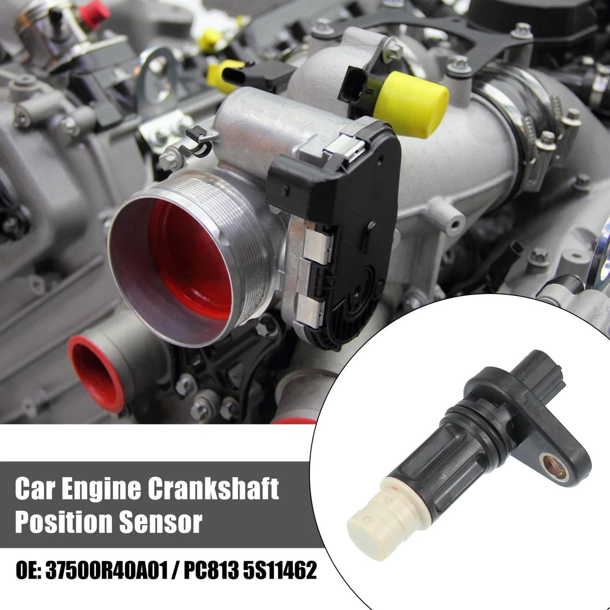 Crankshaft Position Sensor 37500-R40-A01 for Honda Odyssey Accord Acura RDX (2005–2020)