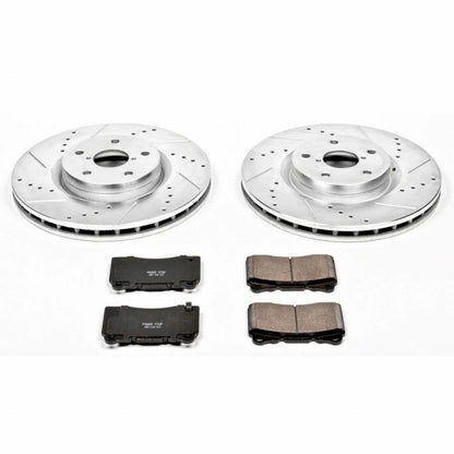Power Stop Z23 Evolution Sport Brake Kit for Subaru Impreza (2005–2014) TLX-psbK131-CL360A70