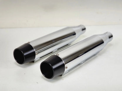 2X Dual Shorty Slip-Ons for Harley Dyna & Sportster (2008–2020) 005-4710499D