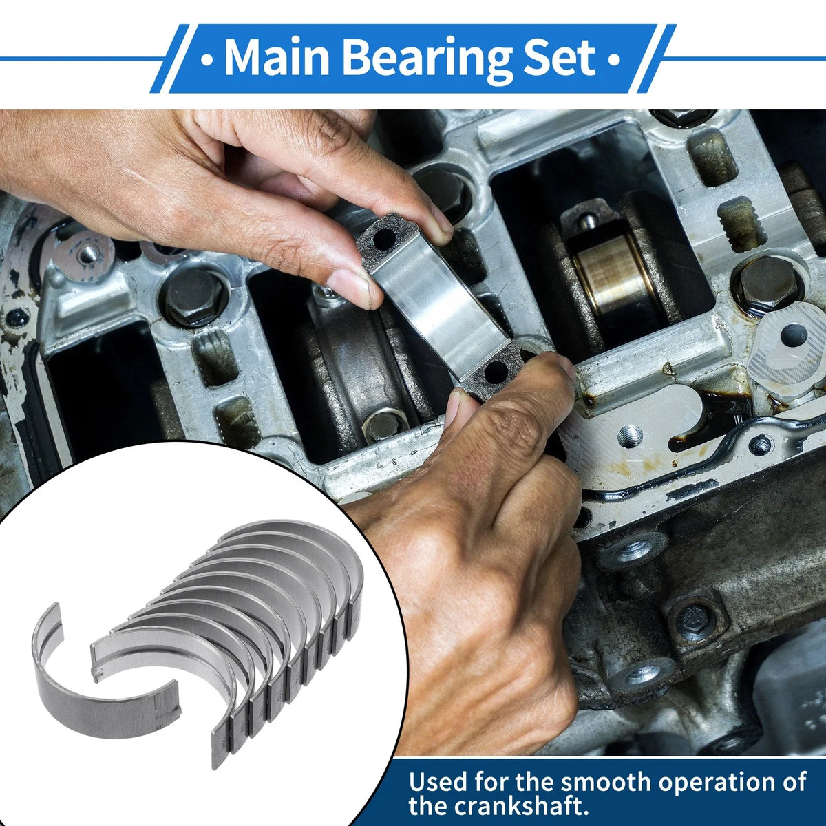 Main Bearing Set No.1170171020 for Toyota 4Runner (1985–1988)