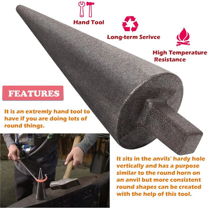 1" Hardy Tool Anvil Mandrel for Blacksmithing