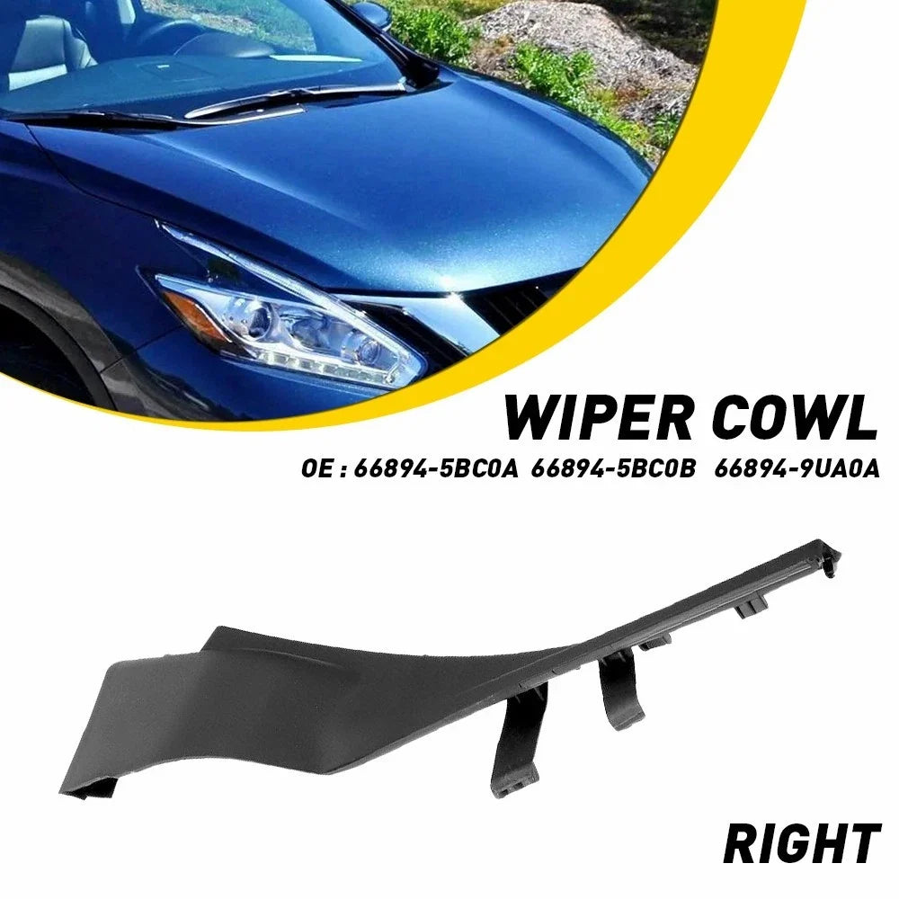 Passenger Right Side Cowl Extension for Nissan Murano (2015–2017) 66894-5BC0A