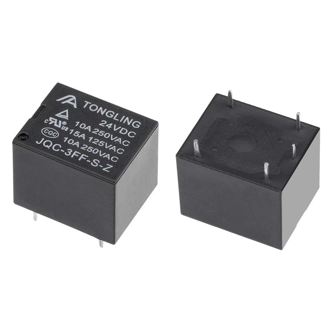 5X JQC-3FF-S-Z DC 24V Coil SPDT 5 Pin PCB Electromagnetic Relay