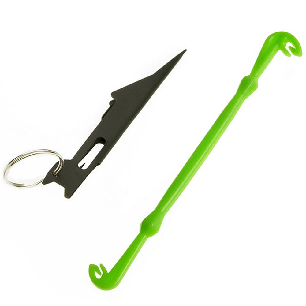2pc Tie Fast Nail Knot Tying Tool & Loop Tyer for Fly Fishing Line