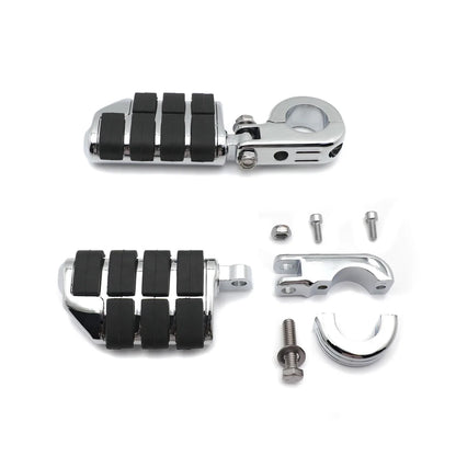 P-Clamps 1.25" Waffle Large Foot Peg for Yamaha V-Star, Kawasaki Vulcan