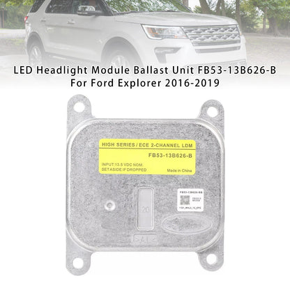 LED Headlight Module Ballast Unit for Ford Explorer (2016–2019) FB53-13B626-B, FB5Z-13C788-B