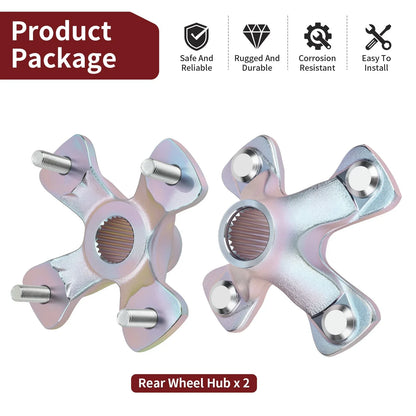 2 x Wheel Hubs for Suzuki Quadsport Z400 LTZ400 (2009–2014)