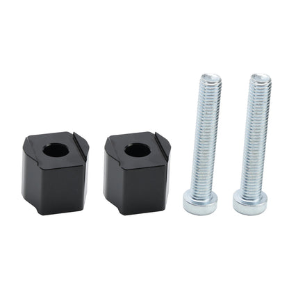Set of 2 Handlebar Riser Spacers +25mm for KTM 390 790 890 1290 Adventure (2019–2024) M537-A073-BLK