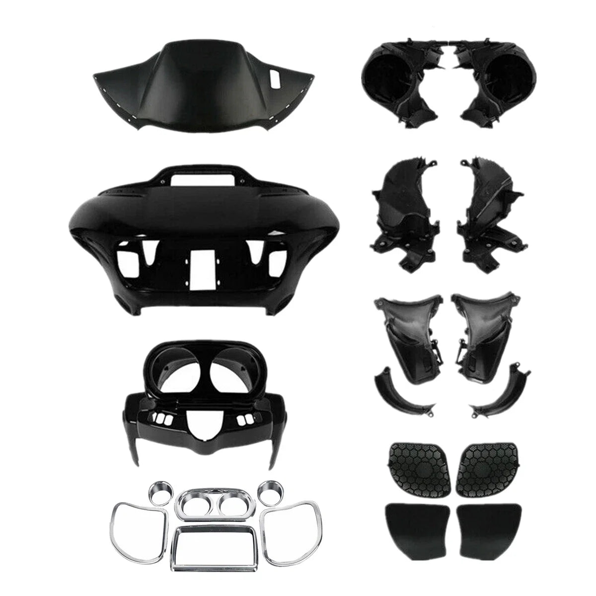 Fairing Speaker Box Air Duct Instrument Set for Harley Road Glide FLTR (2015–2023)