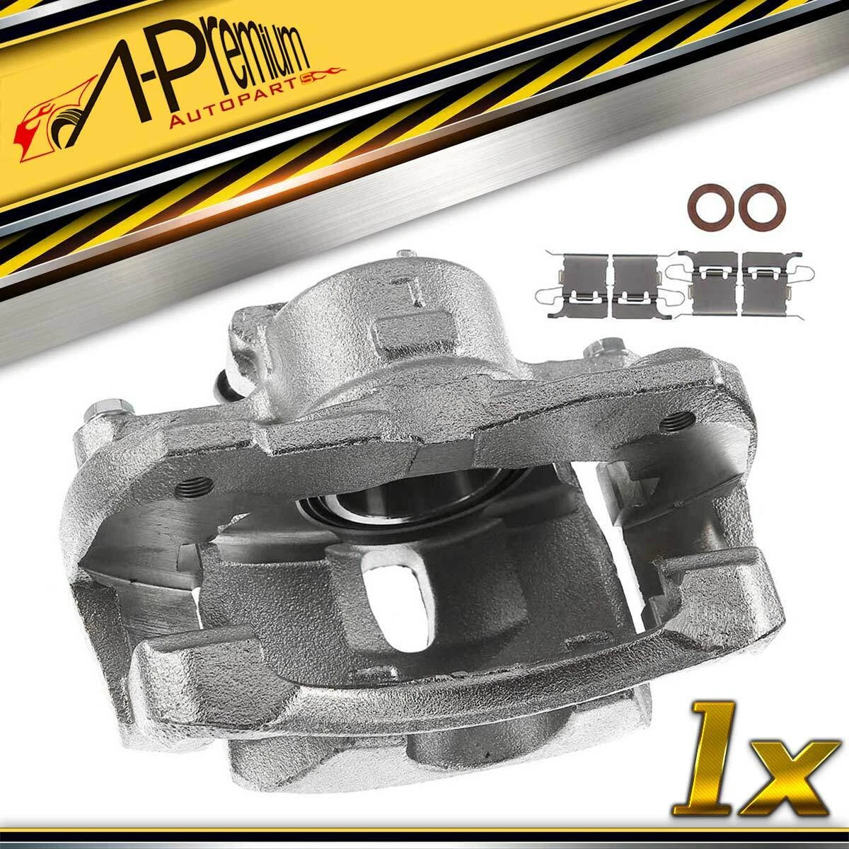 Front Left Brake Caliper w/ Bracket for Toyota RAV4, Scion xB (2012–2018) 47722-12A70, 47750-12A70, 19-B3196A, 19B3196A