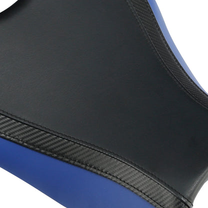 Driver & Passenger Seats for Suzuki GSXR1000 (2007–2008) - Black Blue