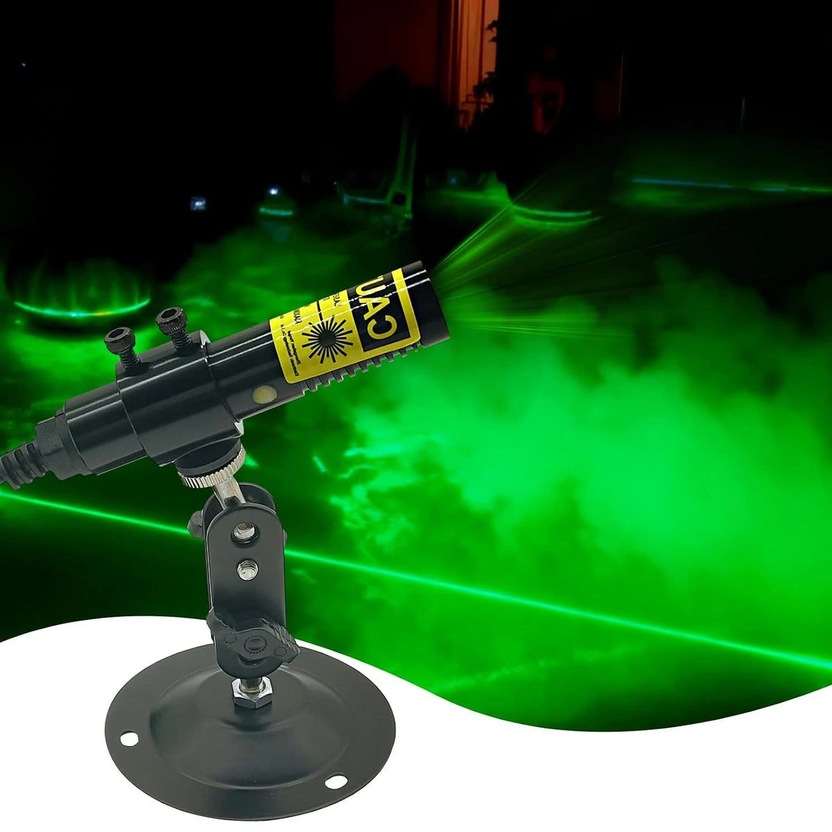 532nm Green Line Laser Module for 360° Rotation (Class 2, Waterproof)