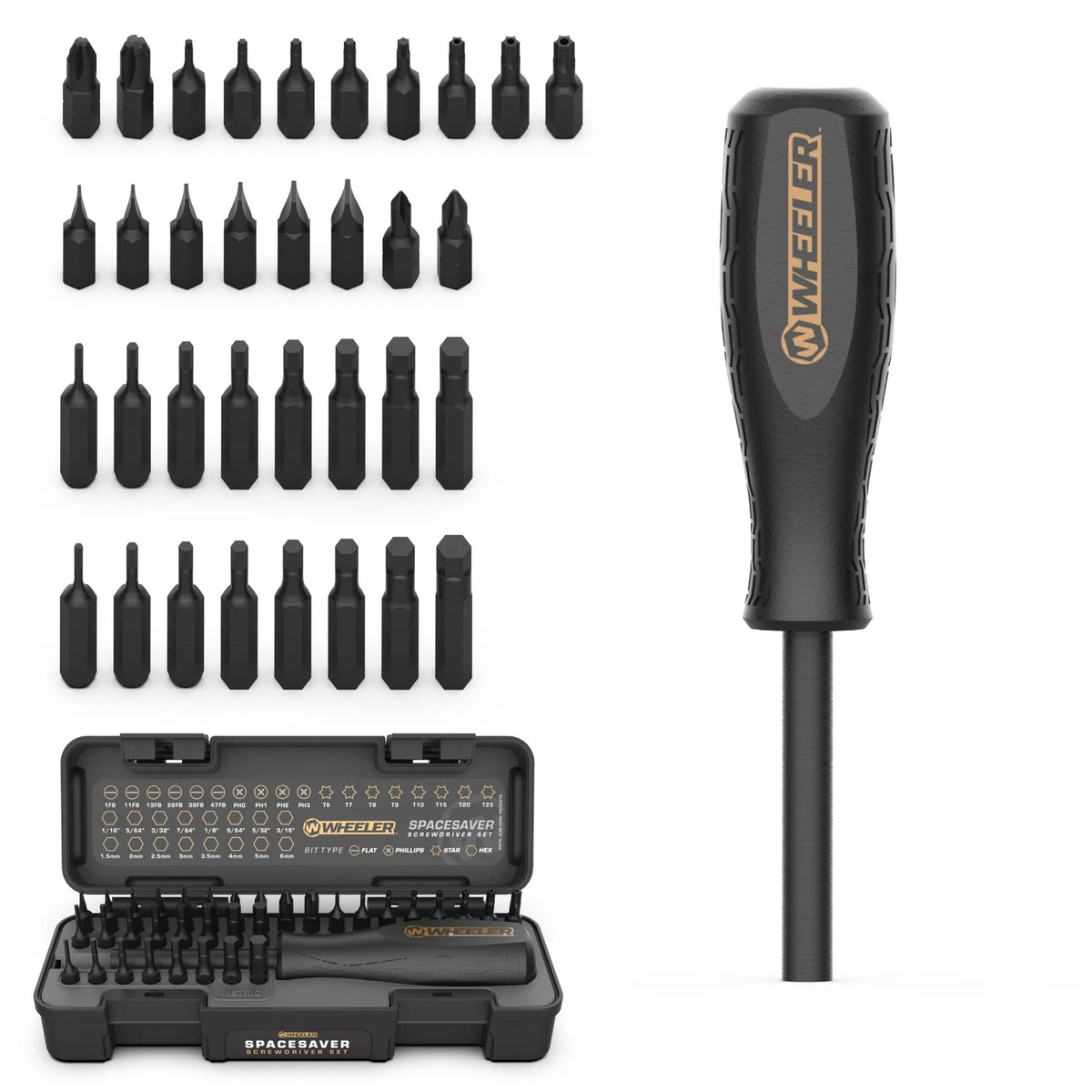 Wheeler Space Saver Screwdriver Set for Automotive Use (Pack of 1)