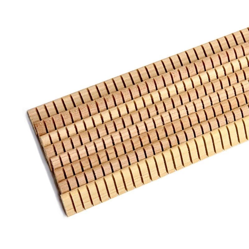 50x Guitar Strip Kerfing for Luthier Binding (370x17x4mm)