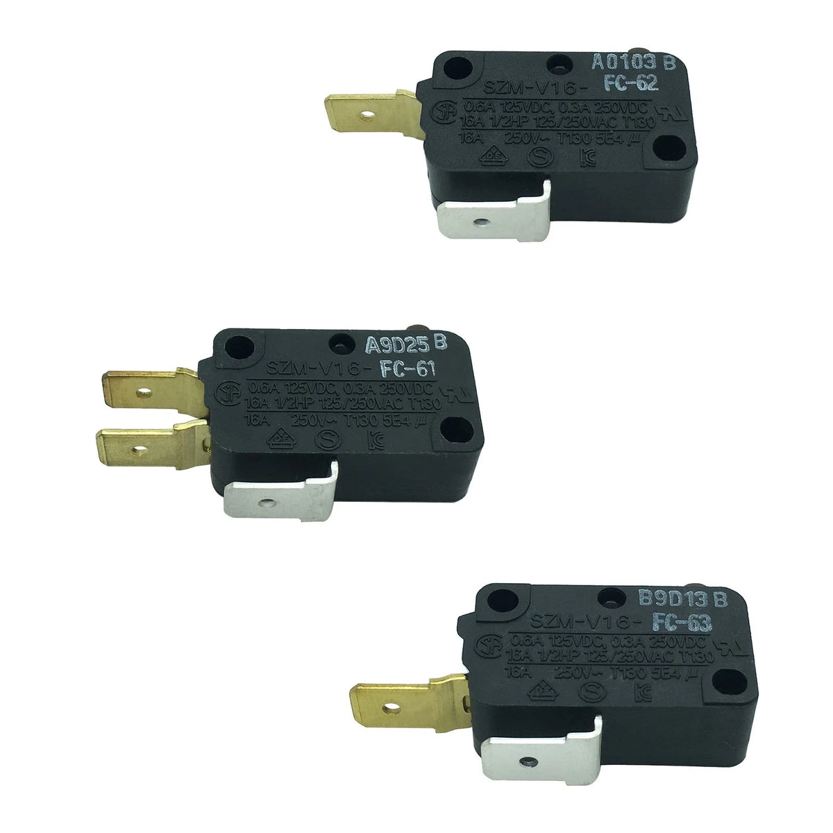 Microwave Door Switch for LONYE (W10727360, W10269458, W10269460)