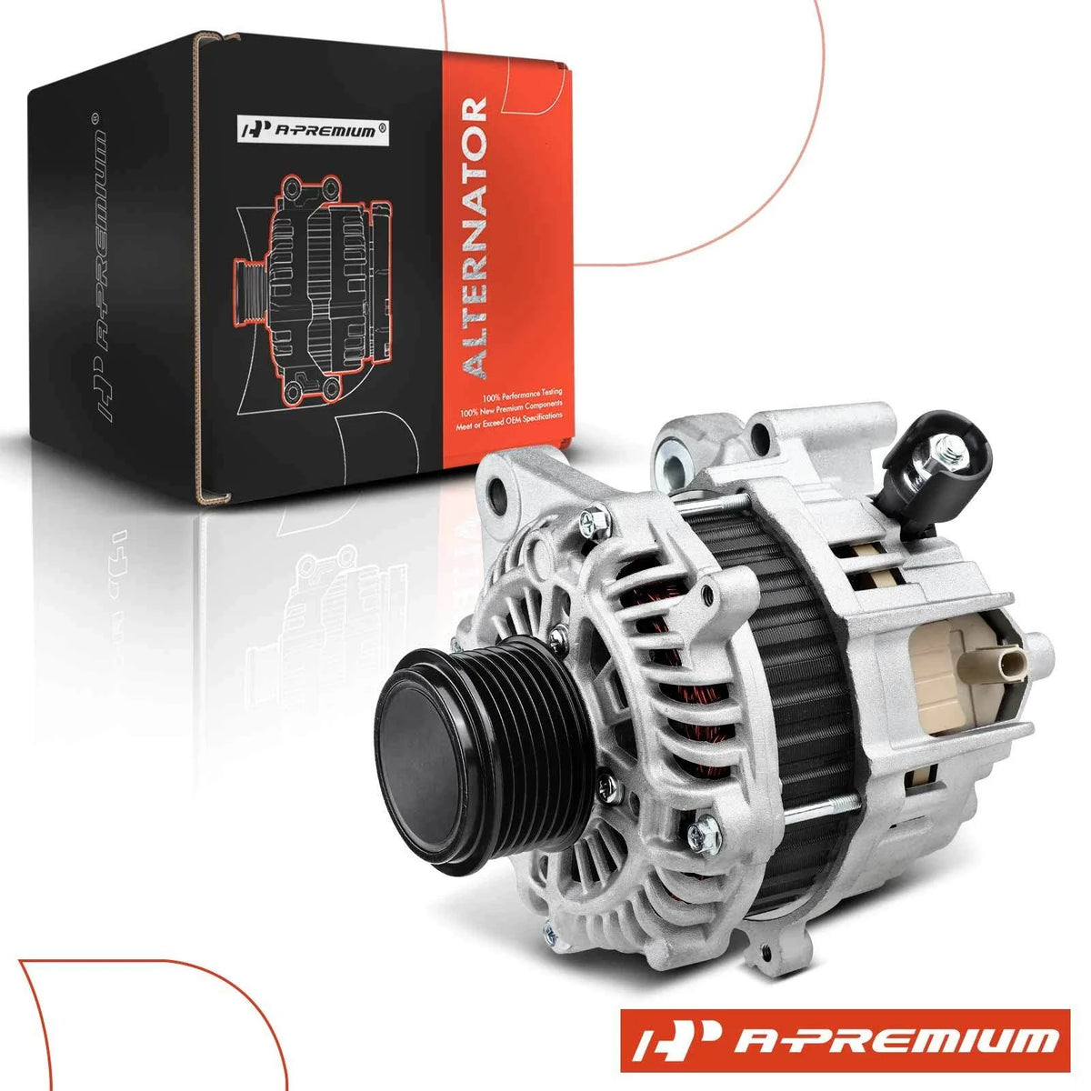 Alternator for Honda Accord (2013–2017) 2.4L 110A 7-Groove Pulley