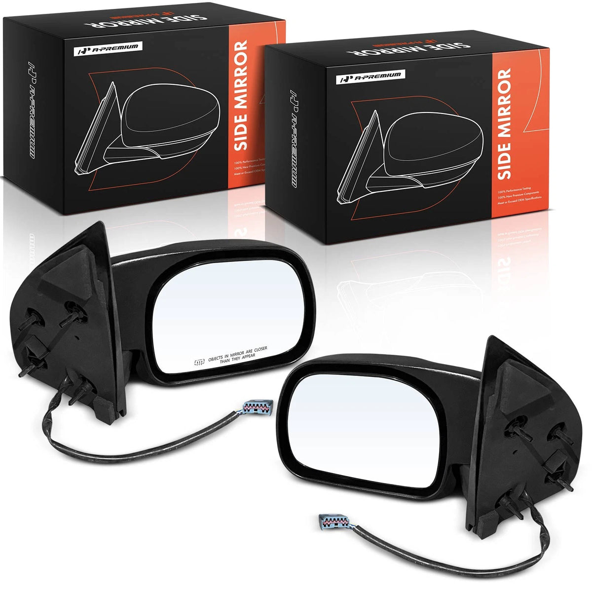 Pair Power Mirrors for Ford Excursion (2001–2005) 1C7Z17683DAA, 1C7Z17682DAA