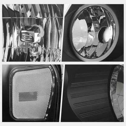 OE Style Headlights for Ford F150/ Lincoln Mark LT (2004–2008) Clear Corner Black