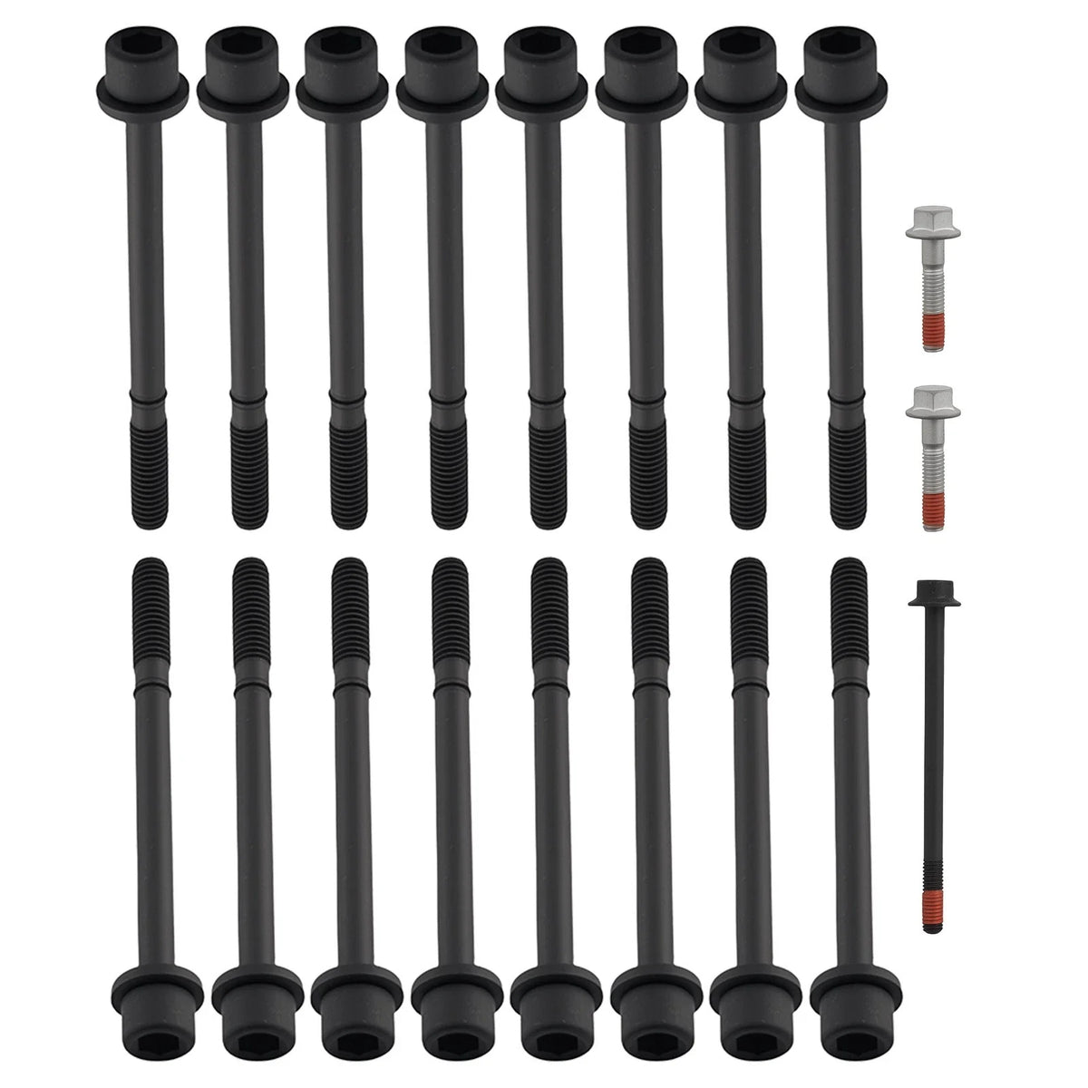 Head Bolt Set for Chevy Buick Isuzu 2.8L 2.9L 3.5L 3.7L 4.2L DOHC (2002–2010)