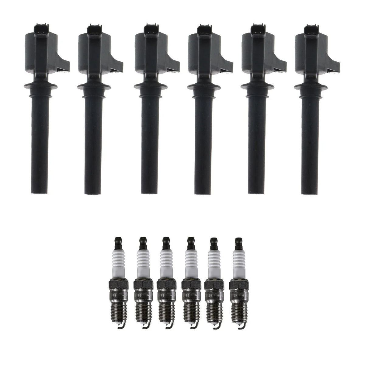 Set of 6 Ignition Coils & Iridium Spark Plugs for 6 3.0 V6
