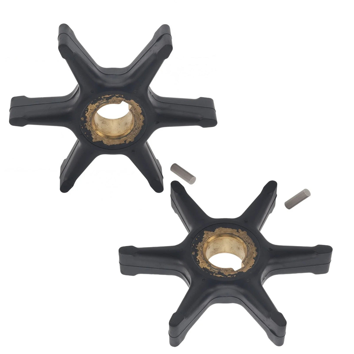 Water Pump Impeller & Pin for Evinrude Johnson Outboard (10-25 HP)