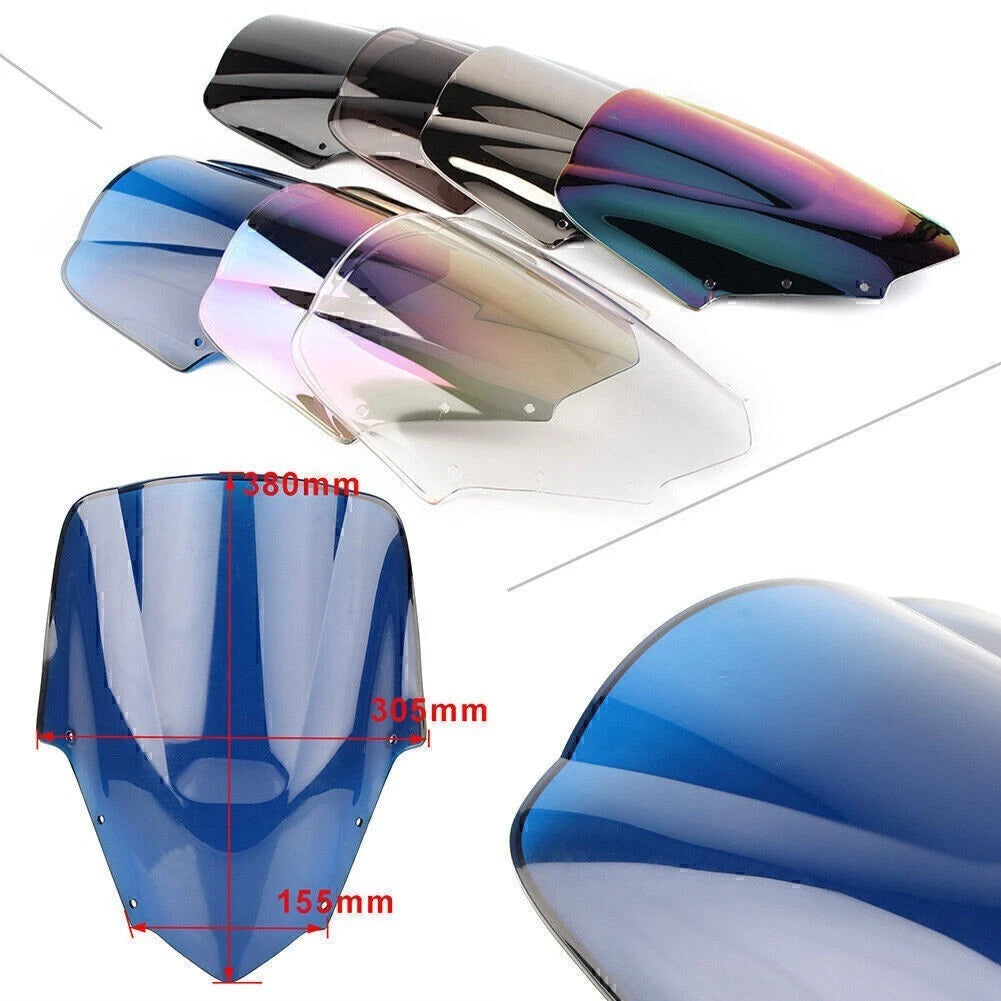 Double Bubble Windscreen for Yamaha FZ1S (2006–2011) Clear Motorcycle