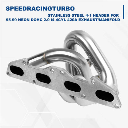 Stainless Steel 4-1 Header Exhaust/Manifold for Dodge Neon (1995–1999)