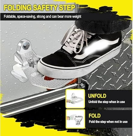 Folding Truck Step for Truck, Van, and Vehicle (Universal)
