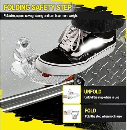 Folding Truck Step for Truck, Van, and Vehicle (Universal)