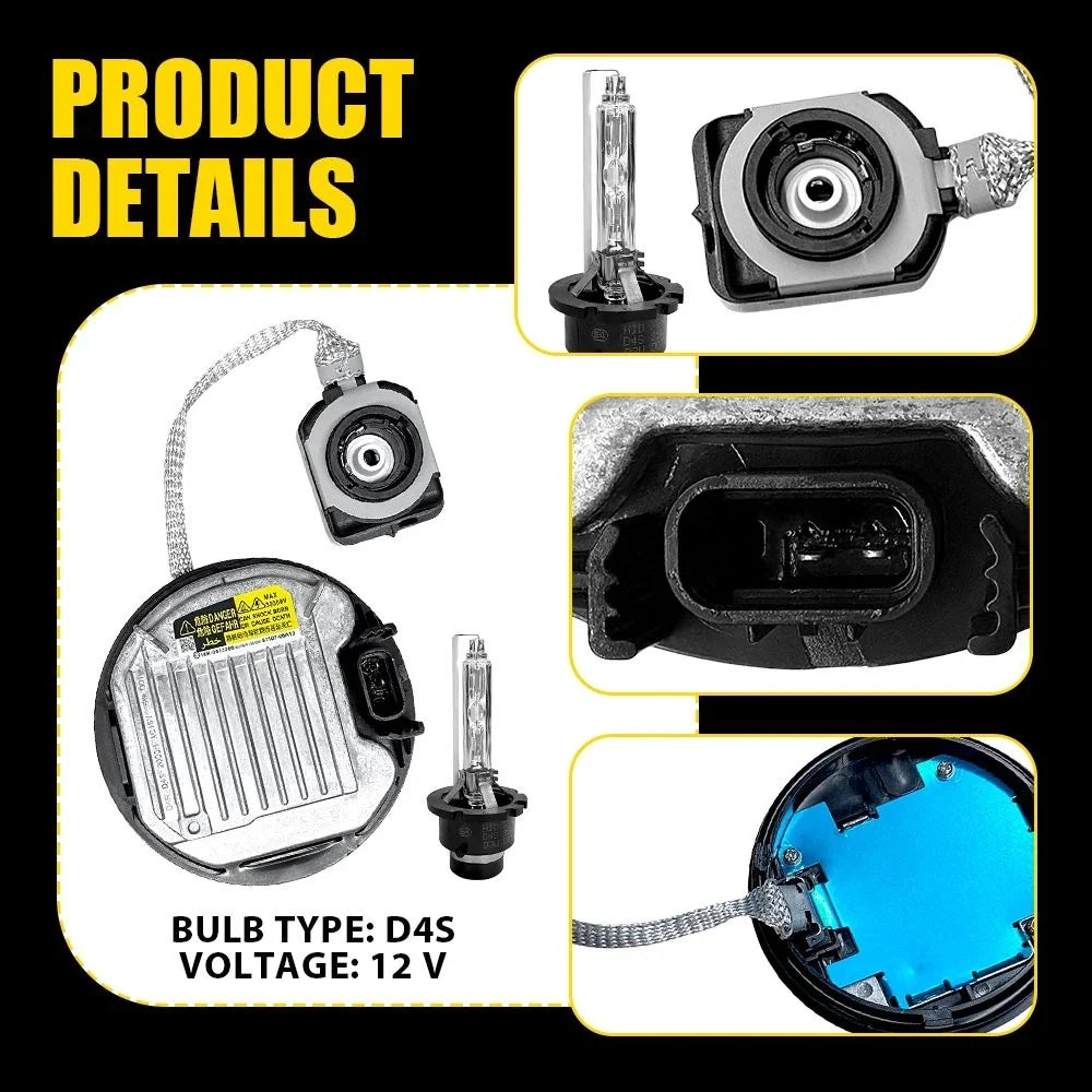 Pair of Xenon HID Headlight Ballast Unit Modules for Lexus Subaru Toyota Mazda (2003–2015)