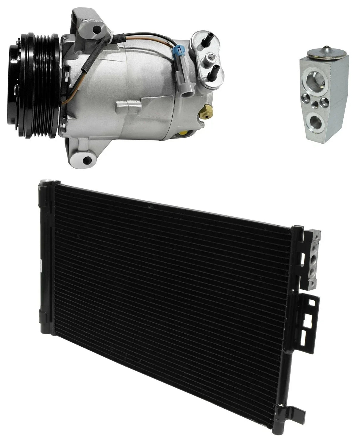 AC Compressor Kit with Condenser for Chevrolet Cobalt 2.2L (2006)
