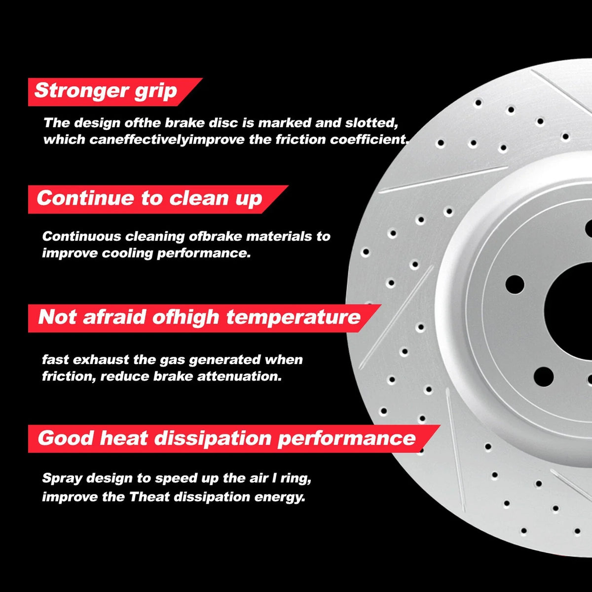 Front Drilled Slotted Brake Rotors & Pads for Chevy Captiva Sport Equinox (2013–2015)