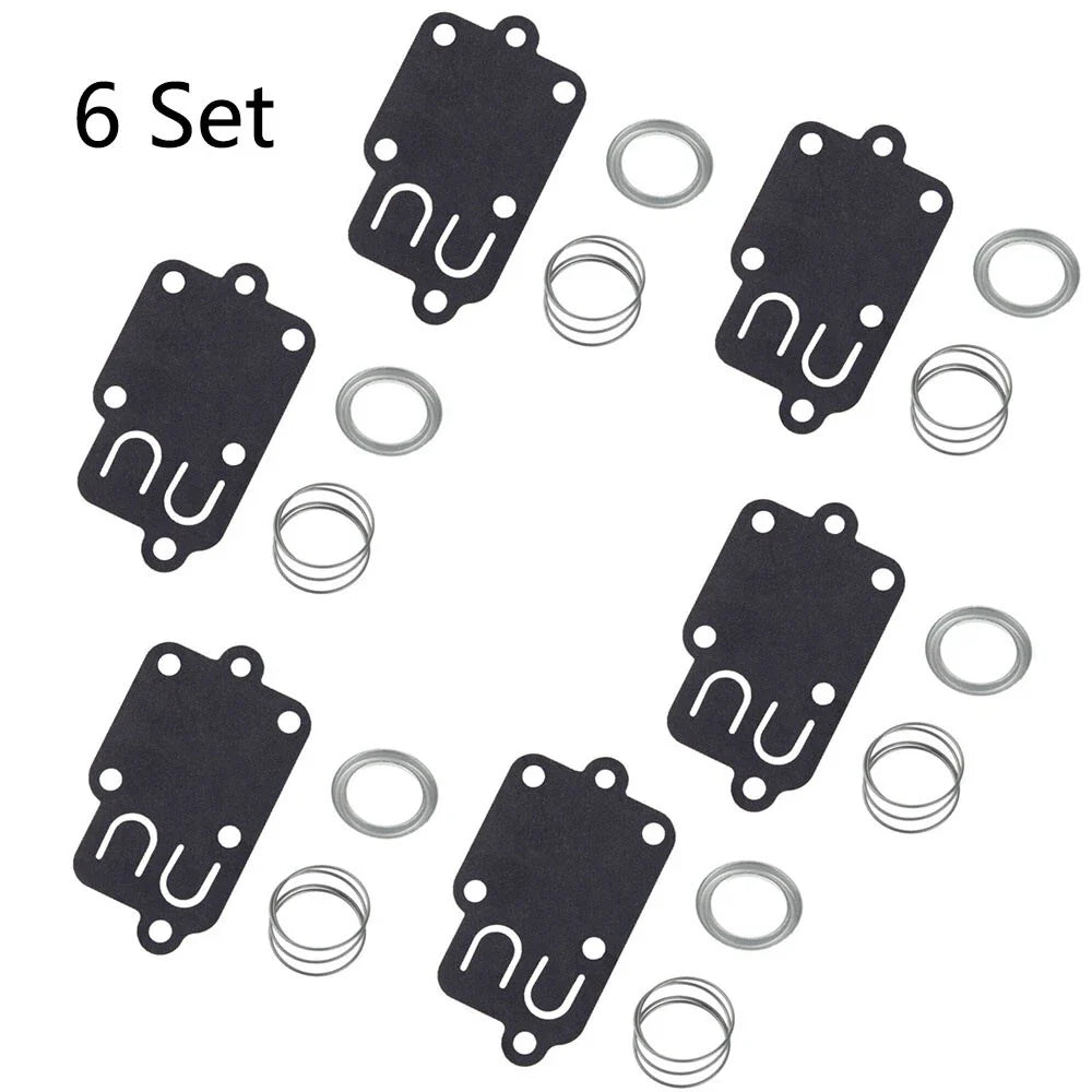 Set of 6 Carburetor Diaphragm Rebuild Kit for B&S (270026, 272538, 272538S, 272637, 5021)
