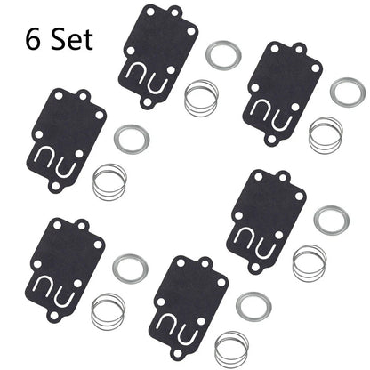 Set of 6 Carburetor Diaphragm Rebuild Kit for B&S (270026, 272538, 272538S, 272637, 5021)