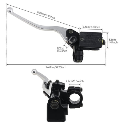 22mm M10 Motorcycle Handlebar Front Left Hand Brake for