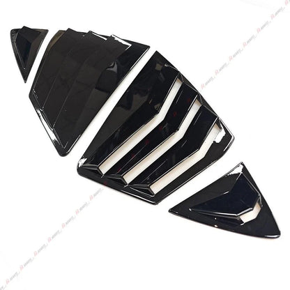 Gloss Black Rear Window Vent Louver Cover for Toyota Camry (2025–2025)