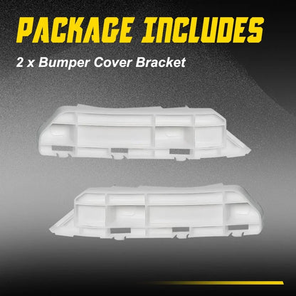 Front Bumper Bracket Pair for Honda Odyssey (2005–2010) OEM White