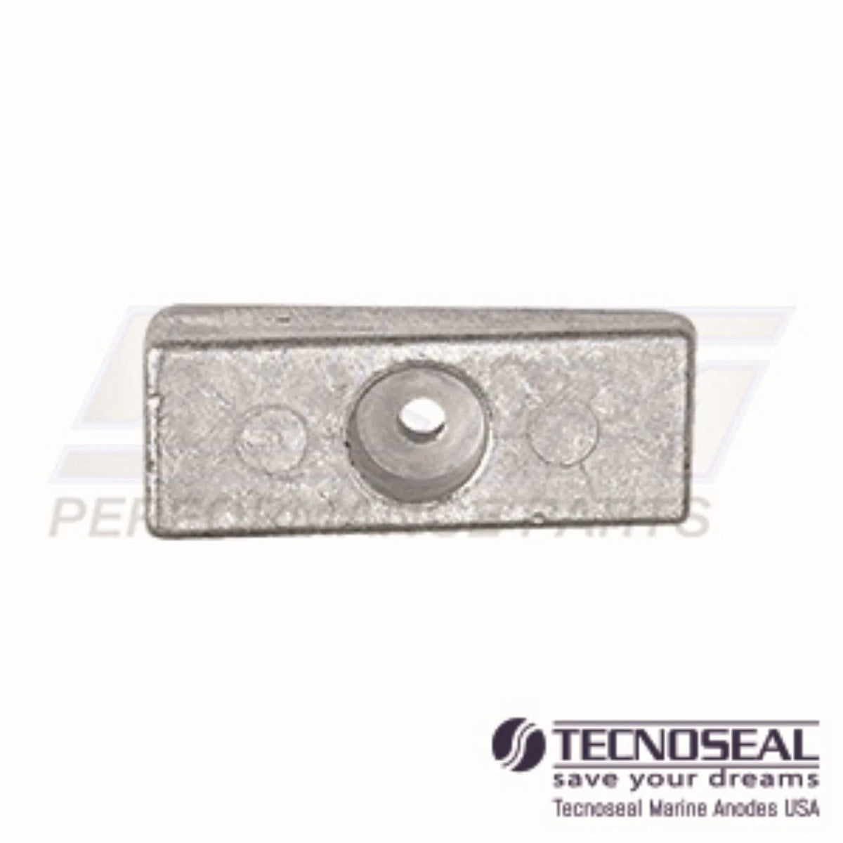 WSM Wedge Anode for Honda 75/90 Hp BF (1997–1998) - 450-01405AL