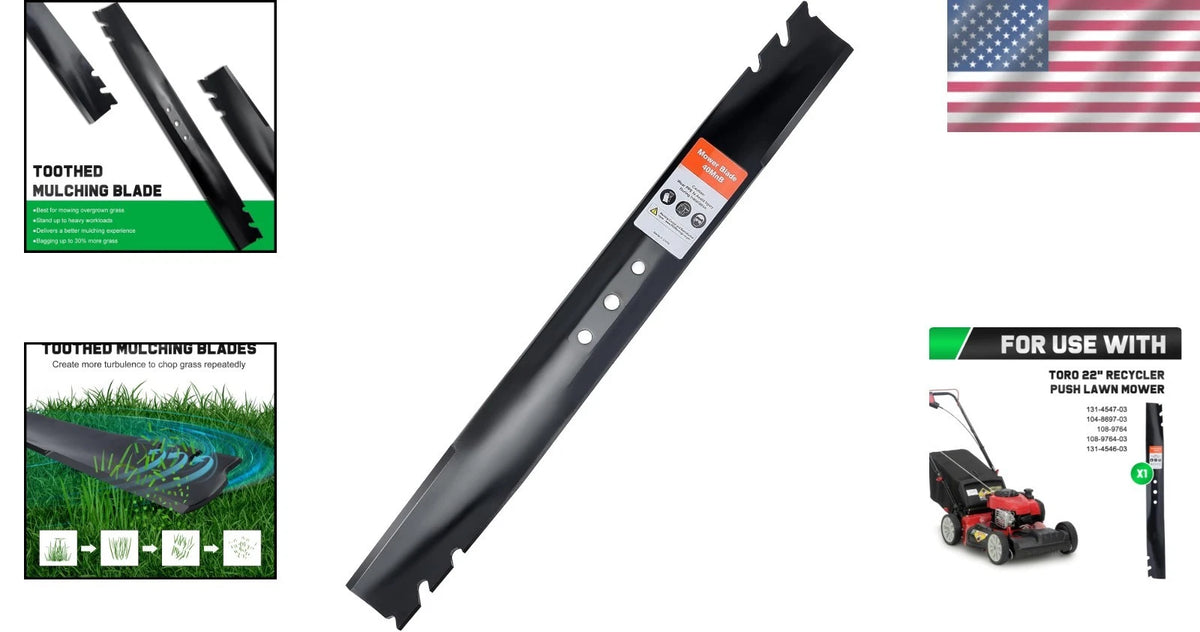 22" Recycler Blades for Toro Mowers
